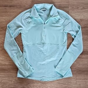 DSG Aqua Long Sleeve Top, Size Medium